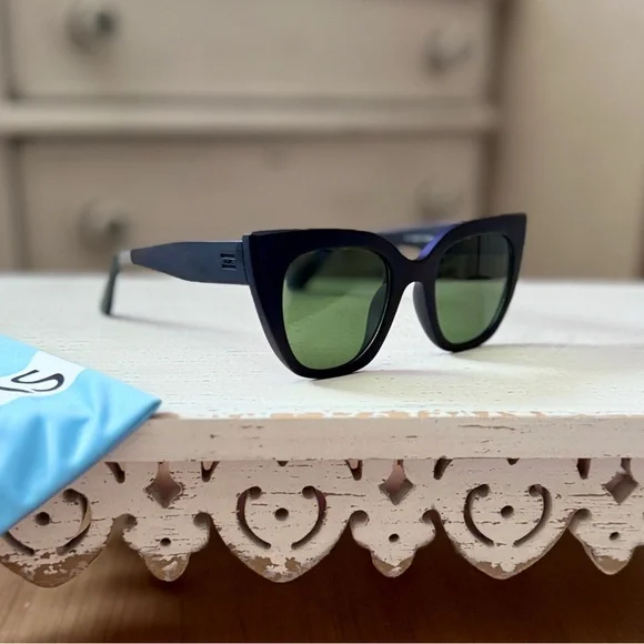 TOMS Sydney Traveler Black/Olive Sunglasses - Picture 7 of 12